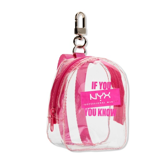 NYX Mini Backpack Keychain “If You NYX You Know” NWT - Picture 1 of 1